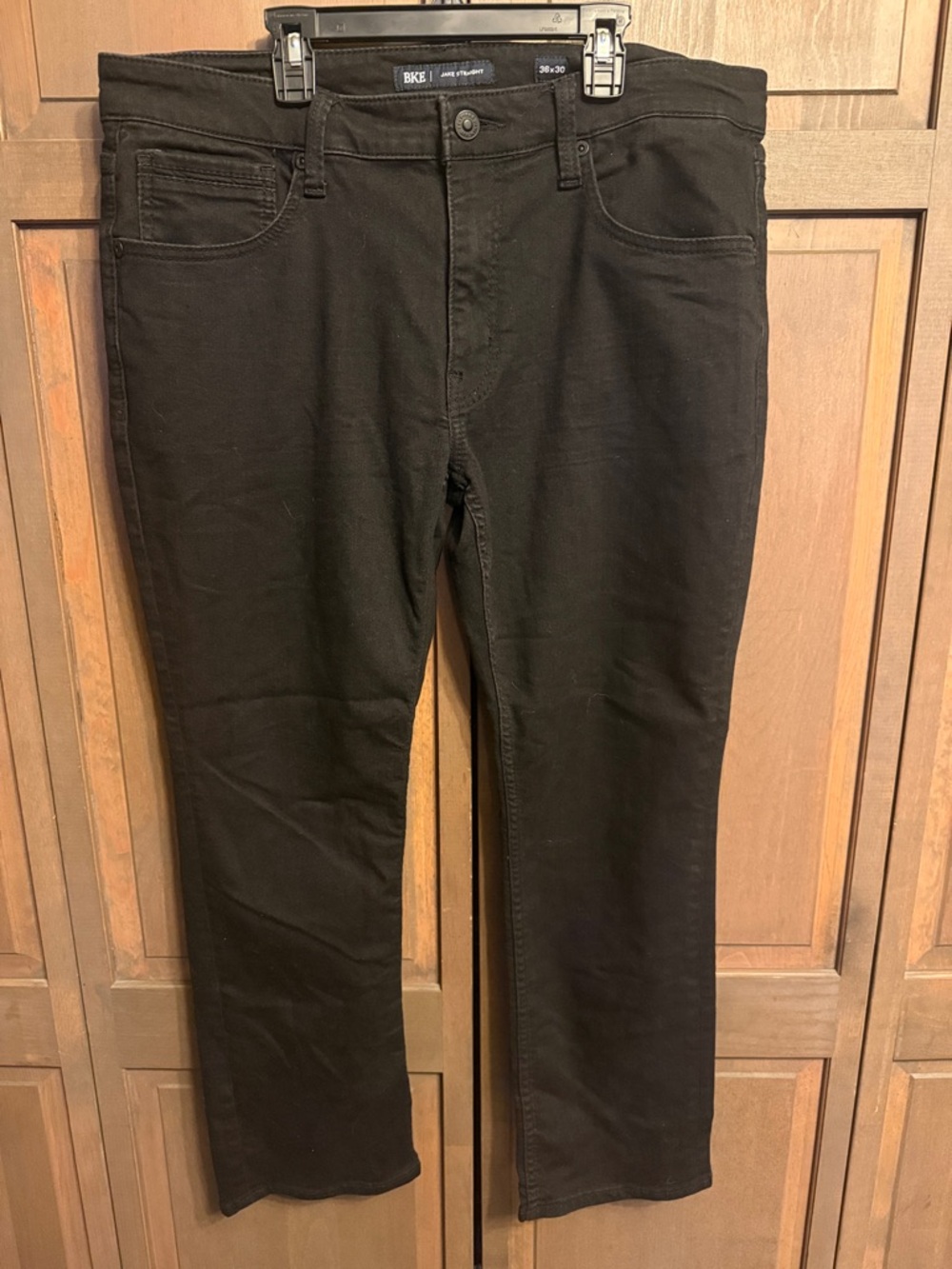 BKE Jake Straight - Men’s Black Straight Jeans